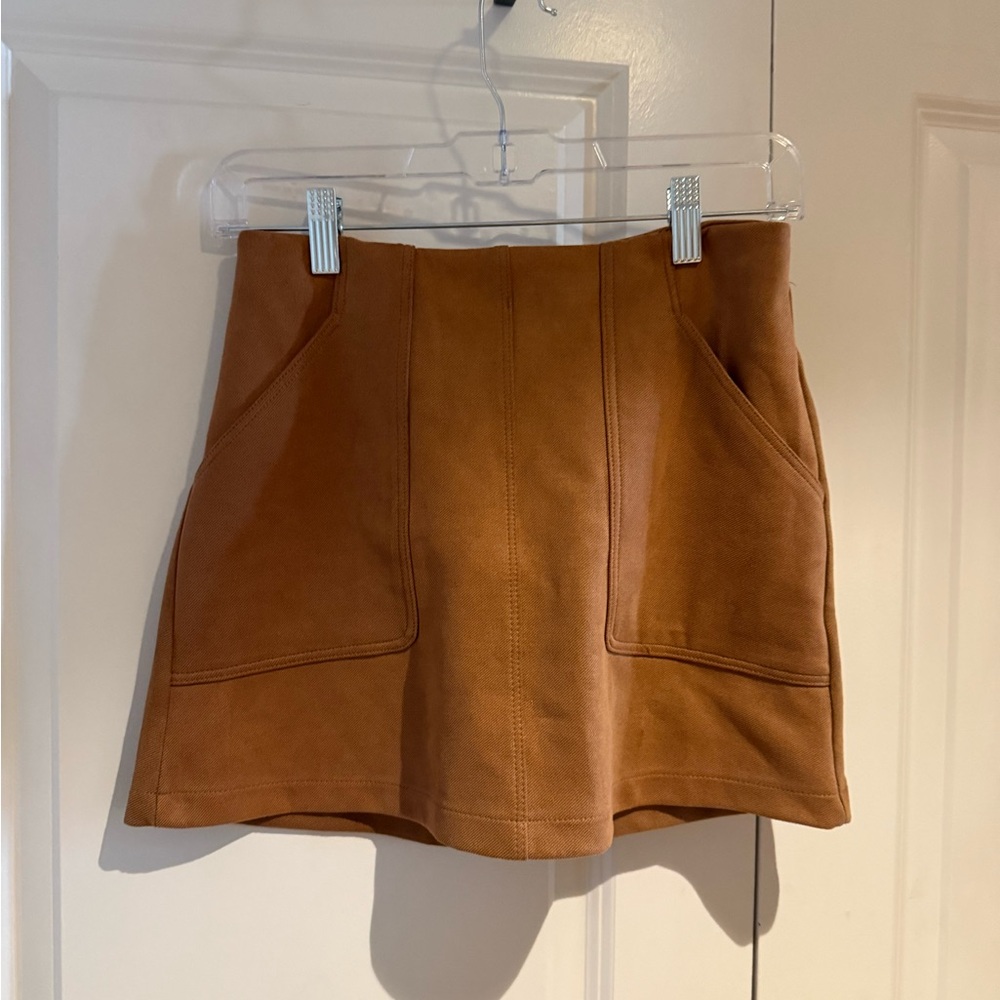 Zara Brown Mini Skirt